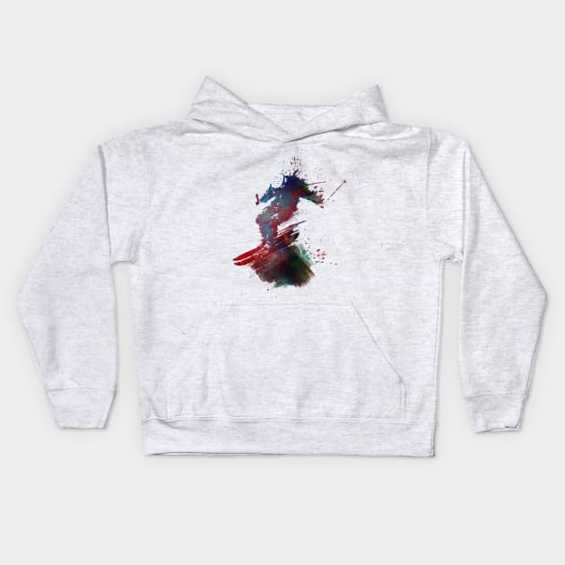 alpine skiing #ski #skiing #sport Kids Hoodie by JBJart